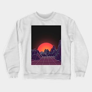 80s Vaporwave Retro Crewneck Sweatshirt